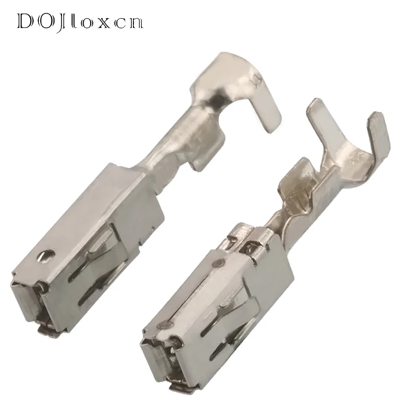 20/50/100/200 Pcs 2.8 MM Automotive Wire Crimping Terminal Metal Splice Pins Contacts For Tyco Connector 1-968849-1 DJ627B-2.8