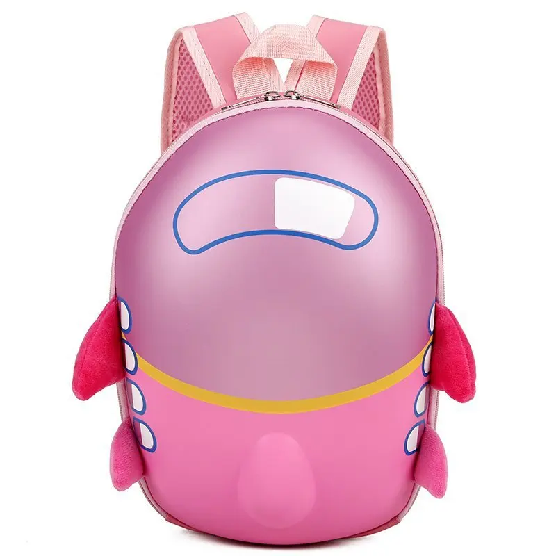 Airplane school bag EVA children\'s eggshell backpack cute cartoon backpack