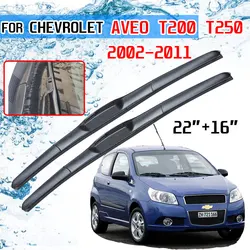 For Chevrolet Aveo T200 T250 2002 2003~2011 Accessories Front Windscreen Wiper Blade Brushes Wipers for Car T20 T25 2004 2010