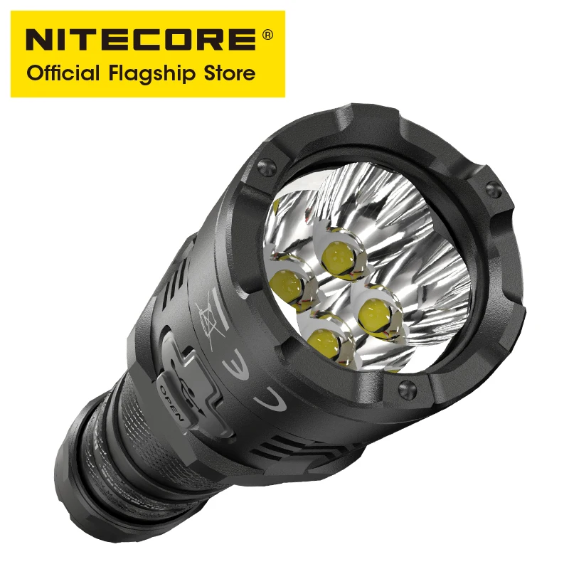 NITECORE P20iX USB-C Rechargeable Flashlights Super Bright Military Tactical Flashlight 4000 lumens 5000mAh NL2150HPi Battery