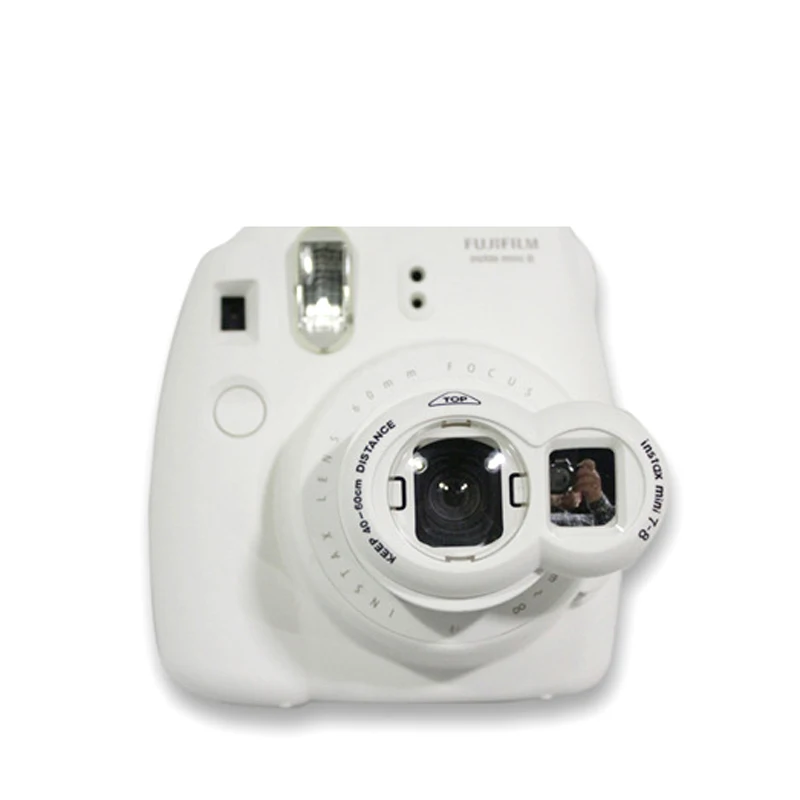 Lente de primer plano para cámara Fujifilm instax mini 7s/ mini 8, soporte de cámara de película instantánea para lente de primer plano Multicolor