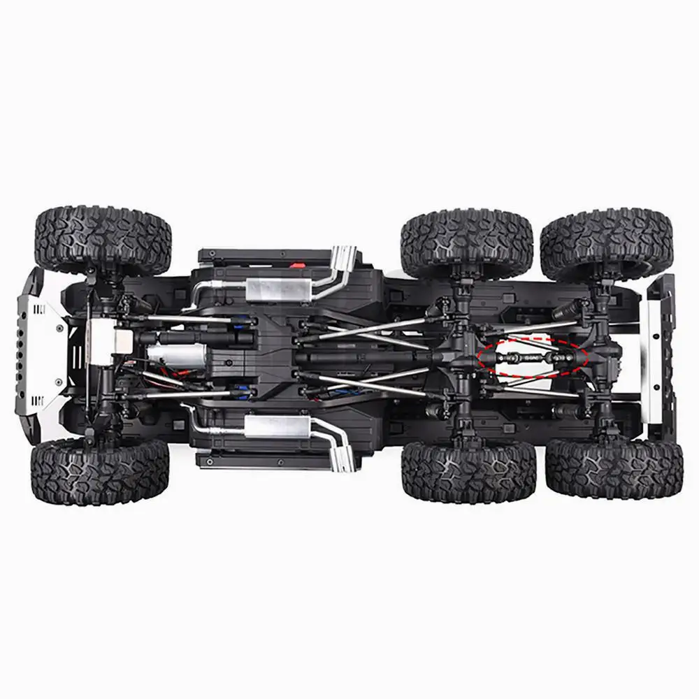 ل Trax Trx-6 G63 6*6 Rc الزحف تعديل أجزاء السيارة G2 الثقيلة Cvd محرك رمح معدني العالمي المشترك