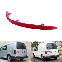 ANGRONG 1X For VW Caddy MKIV 2015+ Left Side Rear Bumper Reflector Red Lens Cover Left N/S No Light