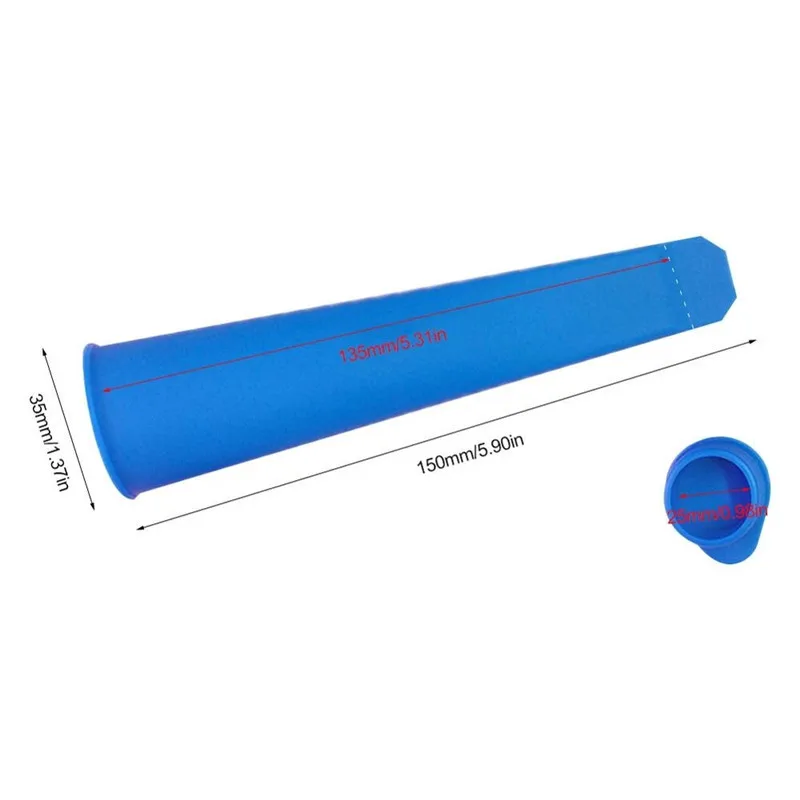 5 sztuk silikonowe Push Up lody galaretki Lolly Pop Maker forma do lodów na patyku formy DIY BPA darmo