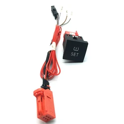 READXT For VW Golf 6 MK6 Jetta 5 MK5 6 EOS Touran Polo Scirocco TPMS Tire Pressure Monitor Switch Button with wire harness Cable