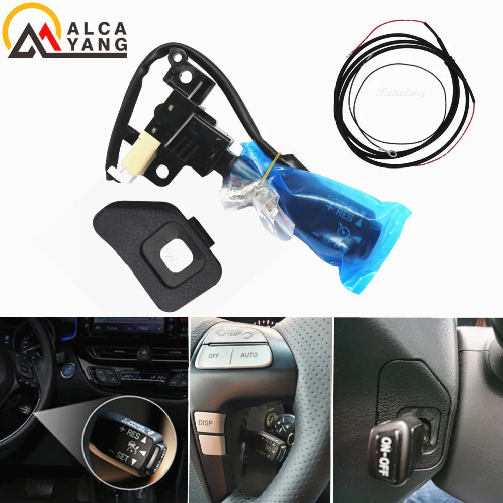 Cruise Control Switch Cover 45186-12030 for Toyota Corolla 2014 RAV4 2013-2015 Steering Wheel Cover 84632-34011 45186-0R030-C0