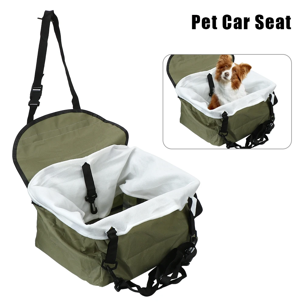 Car Travel Accessories House Puppy Bag 2 in 1 Folding Car Seat Pad Safe Carry Waterproof Dog Seat Bag Basket Pet Dog Carrier