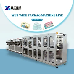 Baby Wipes Wet Machine Wet Wipe Non Woven Making Machine Wet Wipes Machine Four Side Sealing