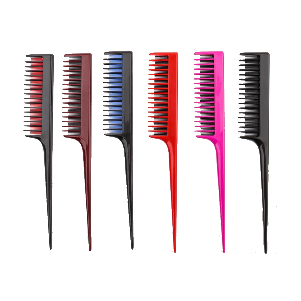 1Pc Professional Pointed Tail Hair Styling Combs Anti-static Hair Dye Brush Barber Comb Hairdresser Barber Accessories