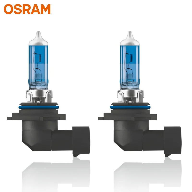 OSRAM 9006 HB4 CBA Halogen Cool Blue Advance 12V 51W Car Original Headlight 5000K White Light +50% Brighter Genuine Bulbs, Pair