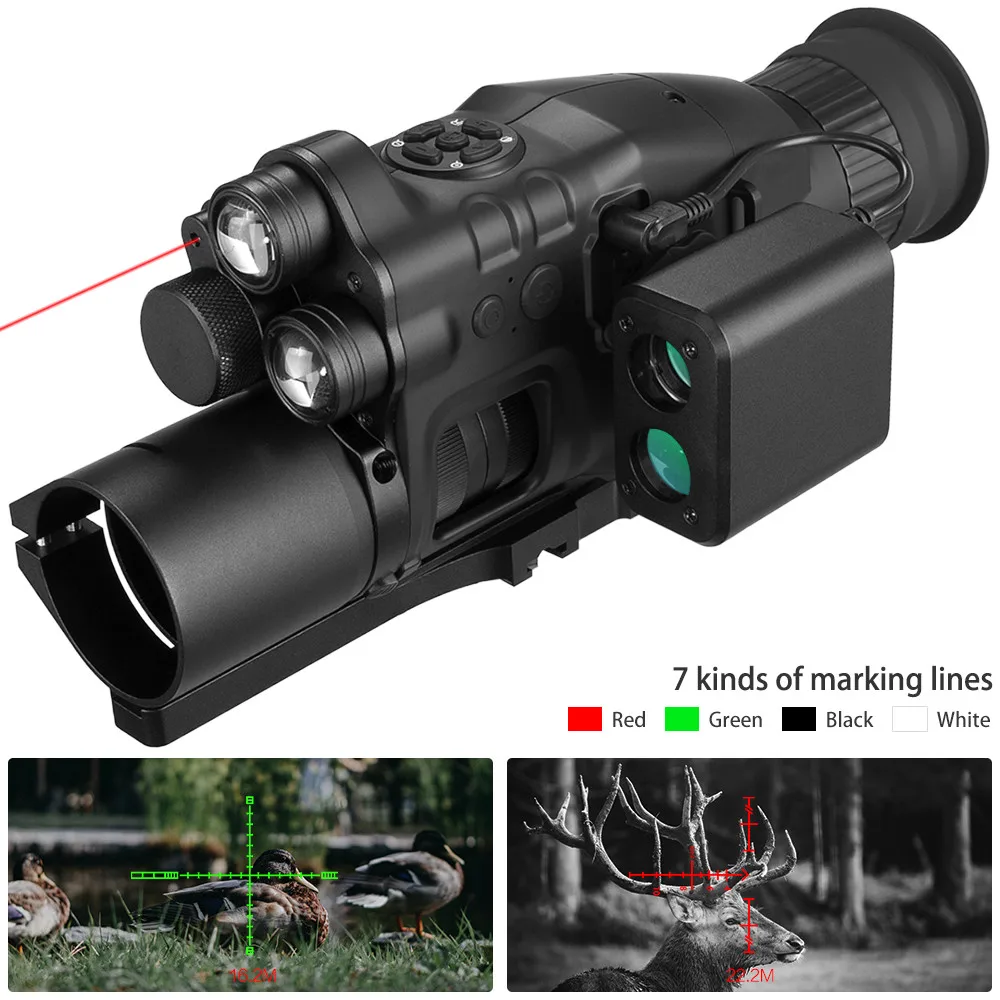 Night Vision NV Monocular w/ Wifi APP 200M Range Scope 850 940nm IR Night Vision Sight Hunting Trail Camera Telescope