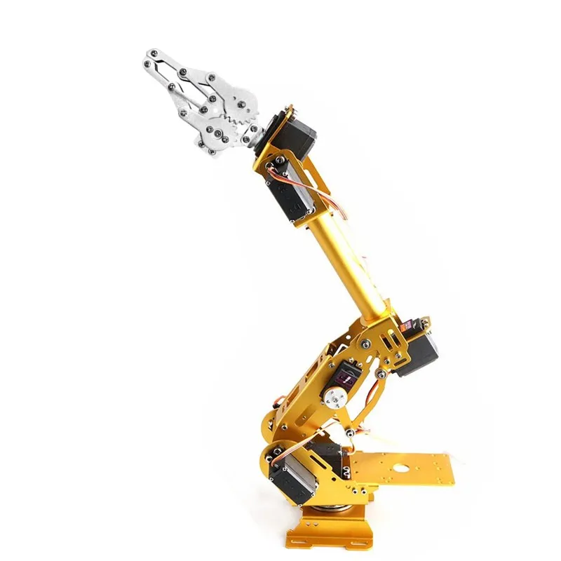 Wifi bt PS2制御8自由度マニピュレータアーム金属機械式手のアルミニウム合金ロボットマニピュレータabbアーム金属爪