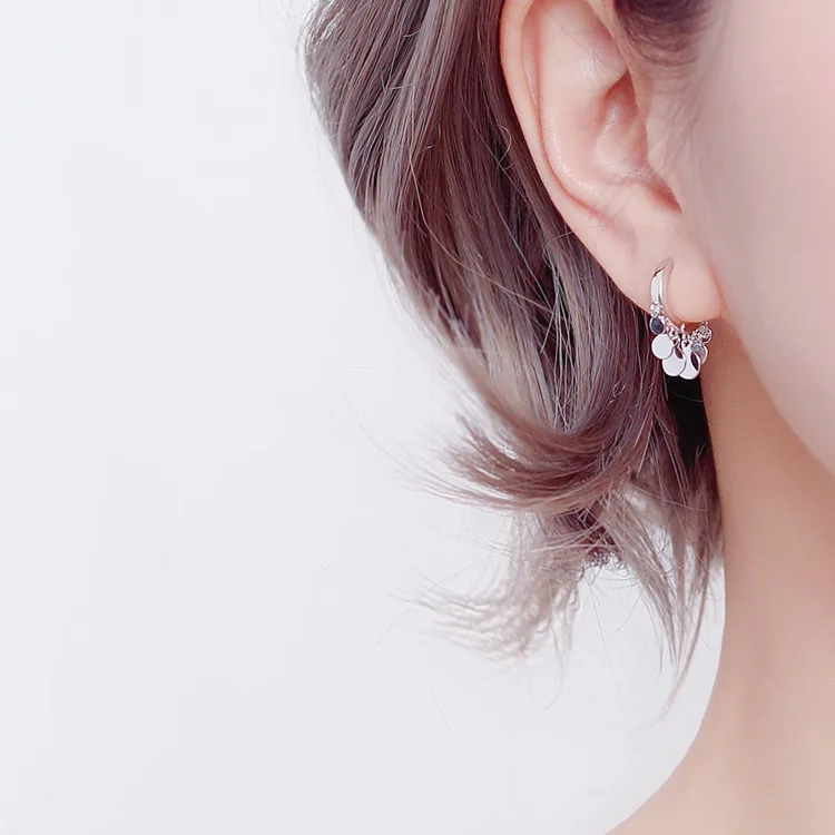 

REETI 925 Sterling Silver Luxury Hoop Earrings for Women Silver Gold Jewelry Gifts Trendy Jewelry