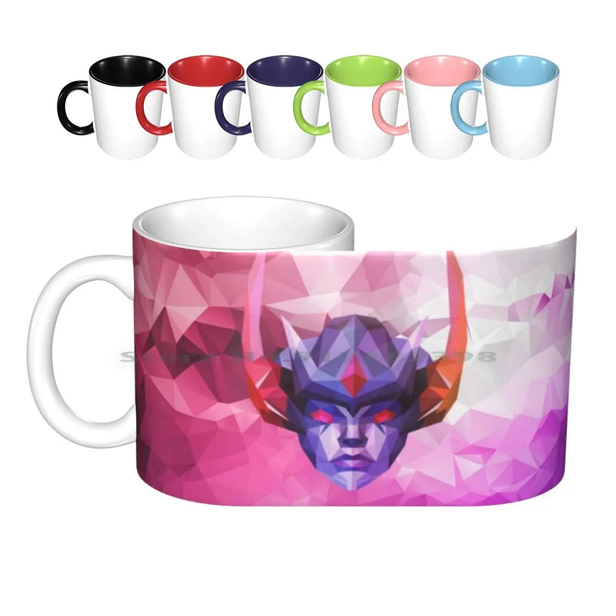 Venge Low Poly Art Ceramic Mugs Coffee Cups Milk Tea Mug Vengeful Spirit Lowpoly Lowpoly Portrait Esports The International Low