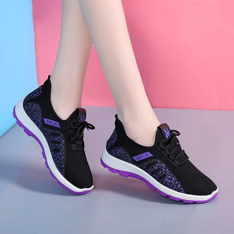 Running Shoes Women Platform Sneakers Summer Light Breathable Mesh Sports Shoes Ladies Outdoor Wear-resistant jogging Trainers