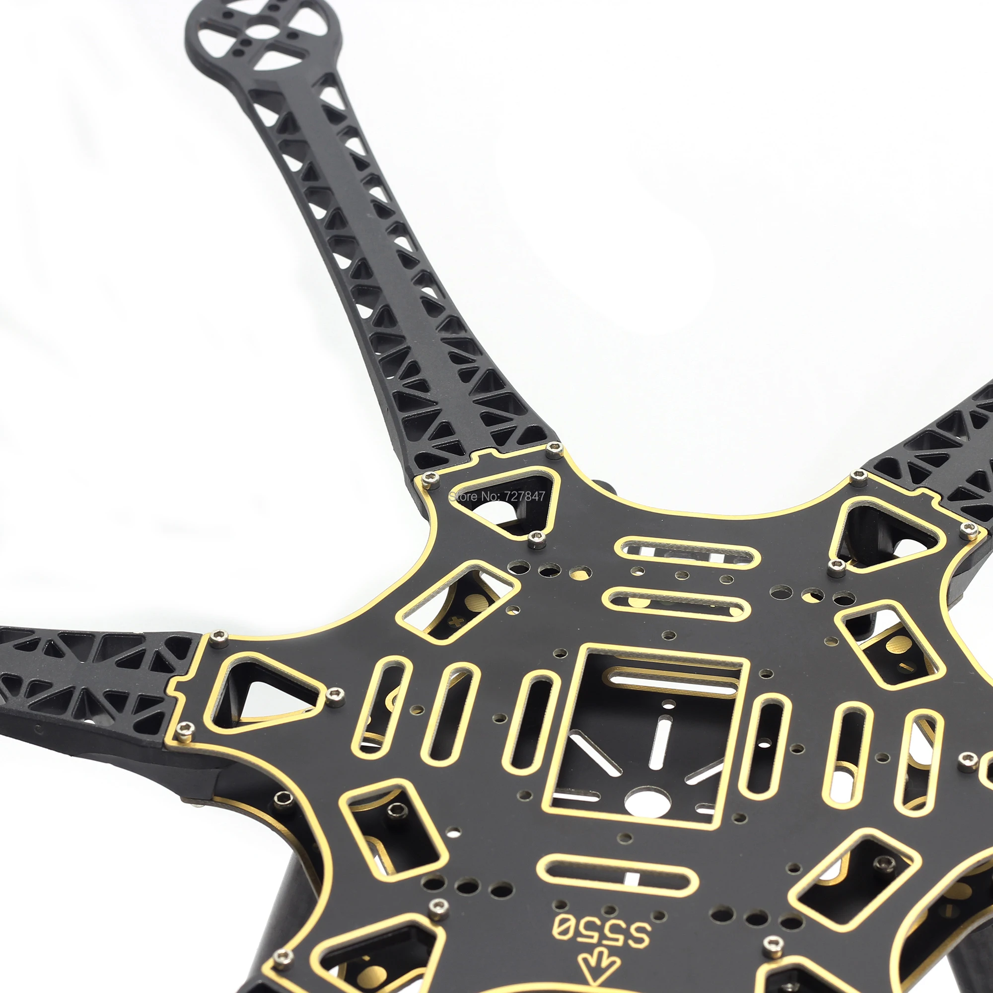 S550 F550 500 Upgrade Hexacopter Frame Kit with Unflodable Landing Gear for FPV Quadcopter Drone