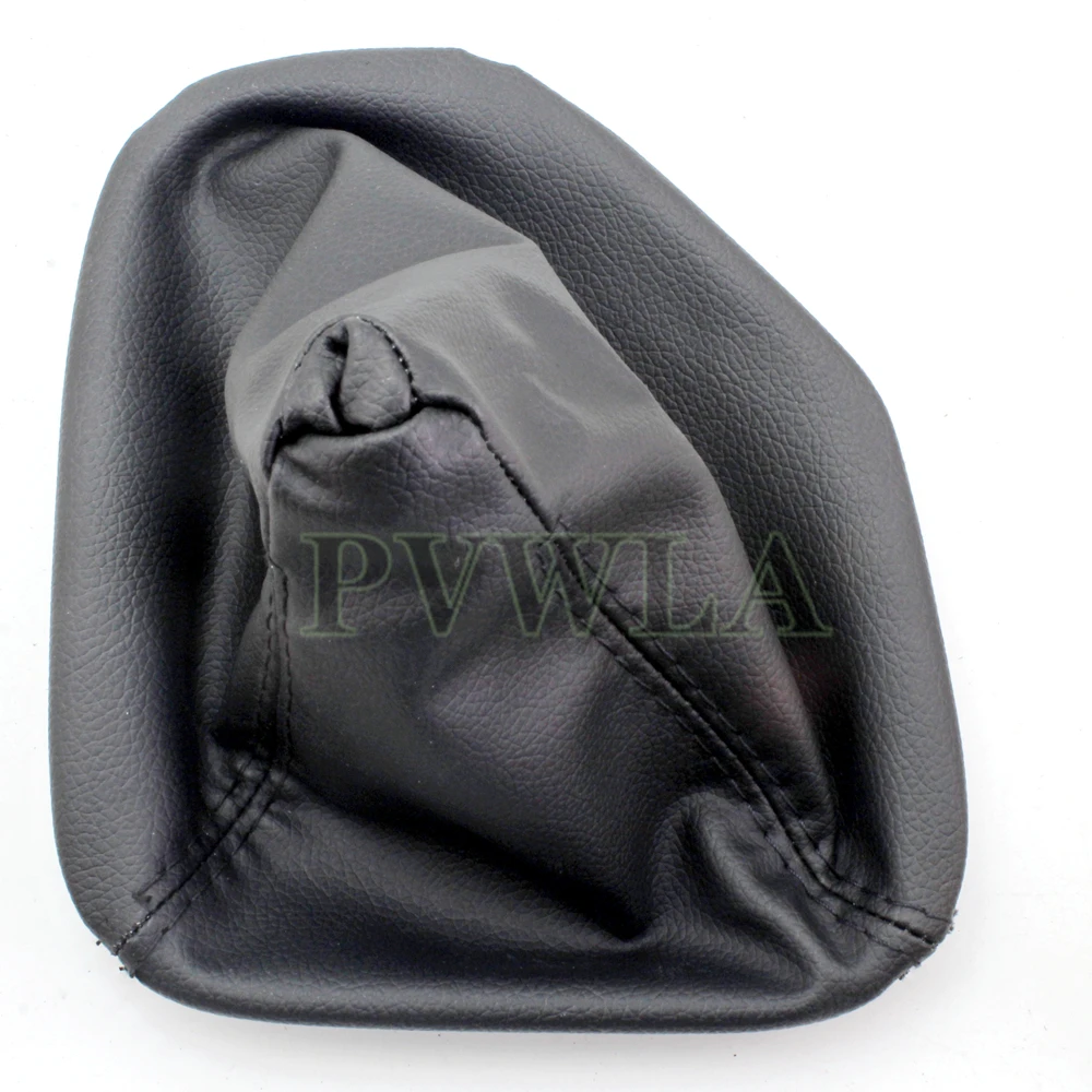 The Car Shift Gear Stick Manual Shift Boot Black Leather Boot With Frame For BMW E30 E36 E39 E46 E90-93