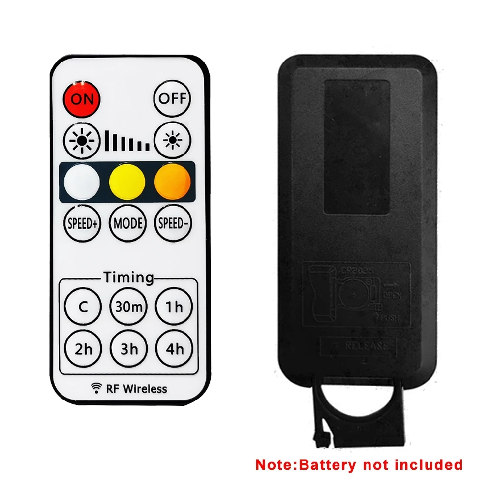 Led CCT RF Controller 16Keys Mini Wireless Remote For 5050 2835 WW/CW Strip Light With Timer Function Timing Adjust DC5-24V