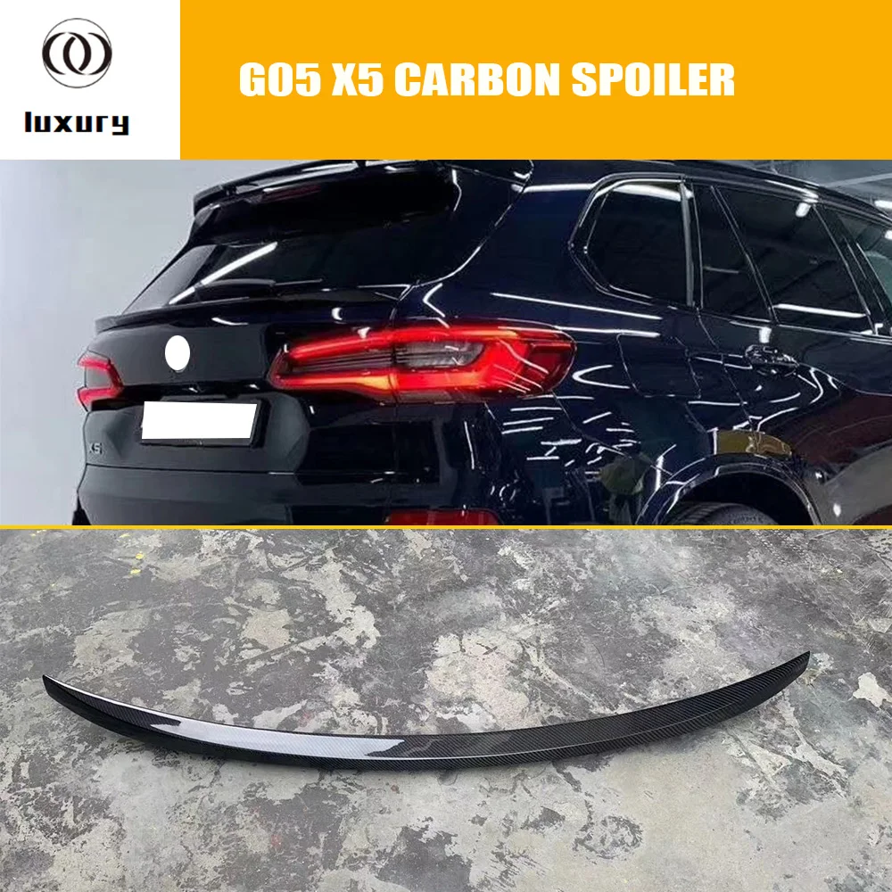 

Carbon Fiber Rear Trunk Wing Spoiler for BMW G05 X5 2019 UP Auto Racing Car Styling Tail Boot Lip Wing