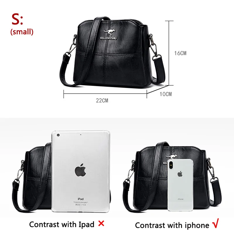 2024 NEW Luxury Messenger Bags For Women Handbag Designer Female Soft Leather Crossbody Shoulder Bag Ladies Hand Bag Sac A Main