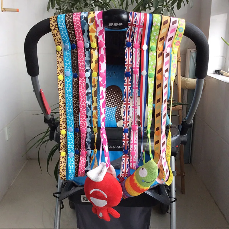 Pacifier Chain Stroller Accessory Strap HolderToys Saver Fixed Bind Belt Toy Baby Anti-Drop Hanger Belt Lanyard Car Seat