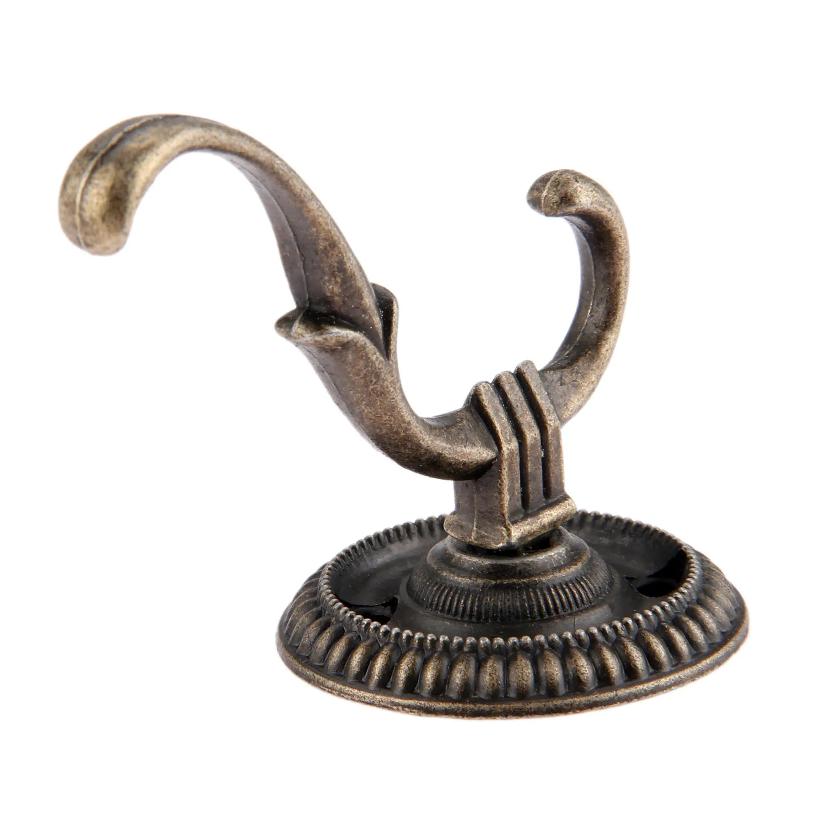 Antigos ganchos de porta do vintage parede cabide chapéus de banheiro saco casaco parede ganchos para caixa de jóias de madeira hardware móveis 75x44mm