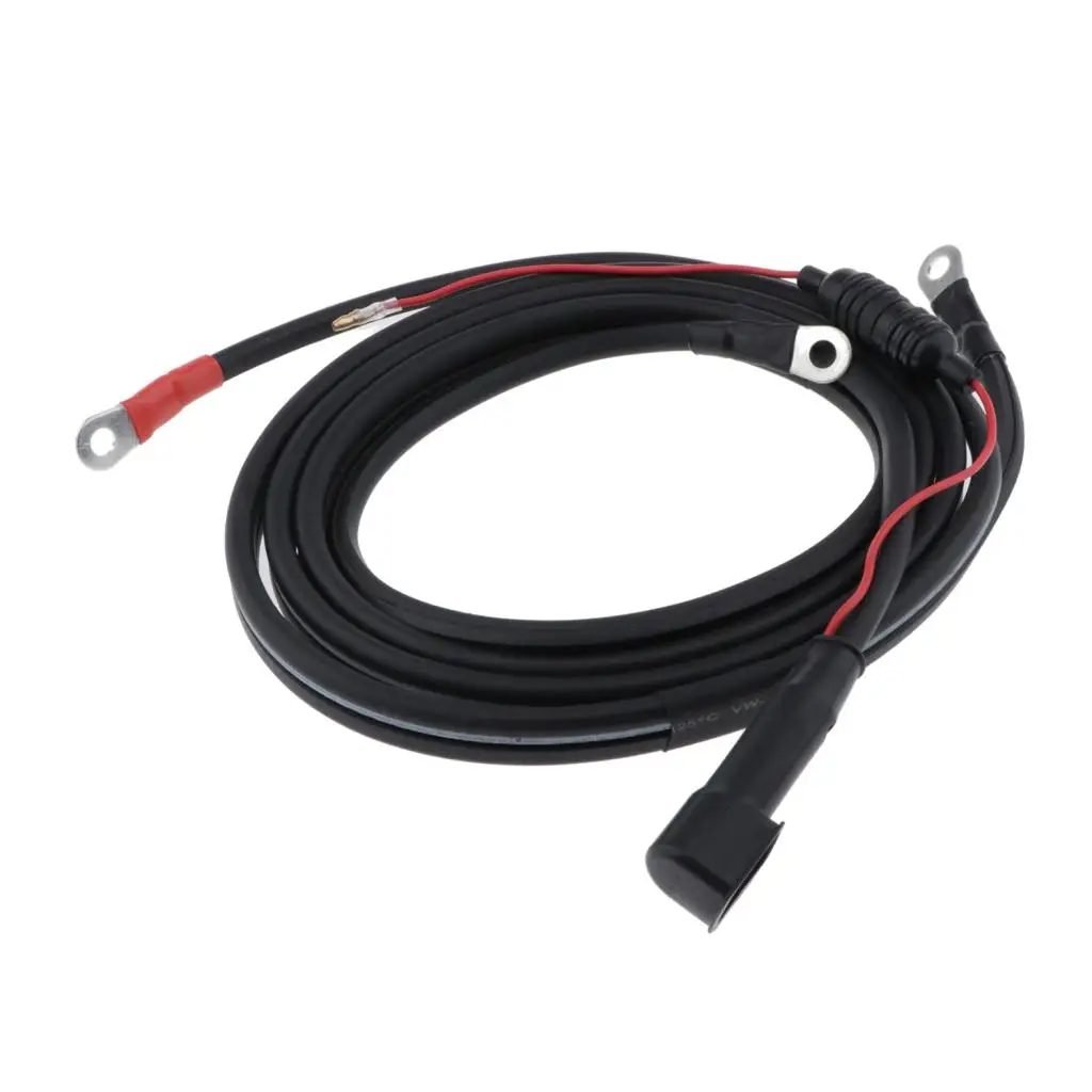 Boat Motor Power Battery Cable Cord Replacement for Yamaha Outboards - 2 Meter