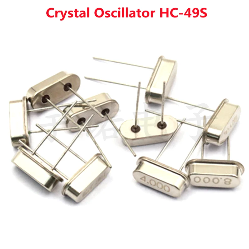 10Pcs 4Mhz 6Mhz 8Mhz 11.0592Mhz 12Mhz 16Mhz 20Mhz 24Mhz 28.375Mhz 40Mhz Quartz Crystal Resonator Passieve Oscillator HC-49S Dip