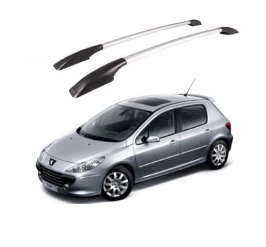 For Peugeot 307 For Peugeot 308 hatchback Car Aluminum Alloy Roof rack Luggage Carrier bar Decorative Car accessories