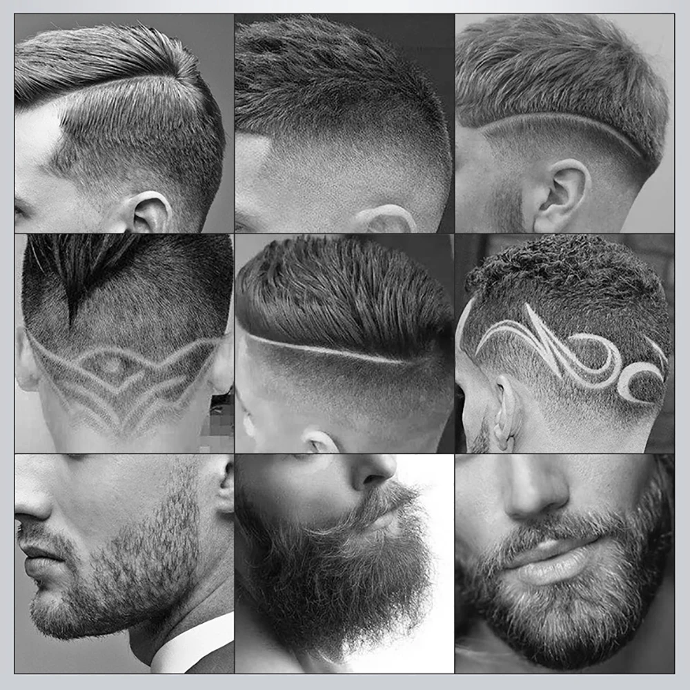 Машинка для стрижки волос 3 в 1, профессиональный триммер для бороды, электрическая машинка для стрижки волос, беспроводной