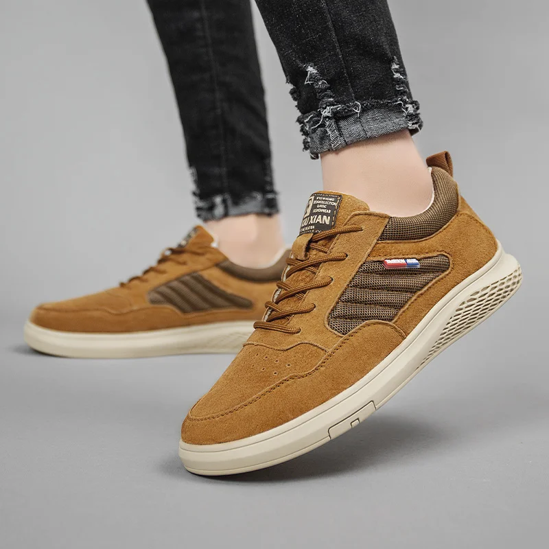 Men Shoes Fashion Mesh Loafers Breathable Summer Lace Up Non-slip Comfortable Casual Outdoor Sneakers Zapatos Hombre Manlootai