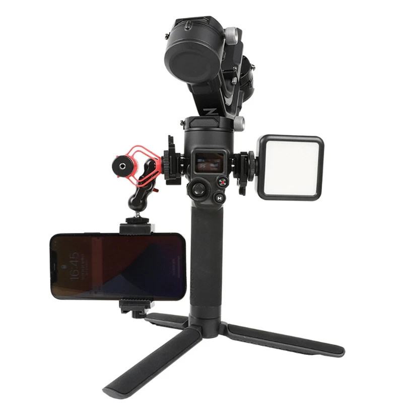 Mount Holder with Cold Shoe & 1/4 & 3/8 Gimbal Accessories Mounting Plate Ronin S RSC2