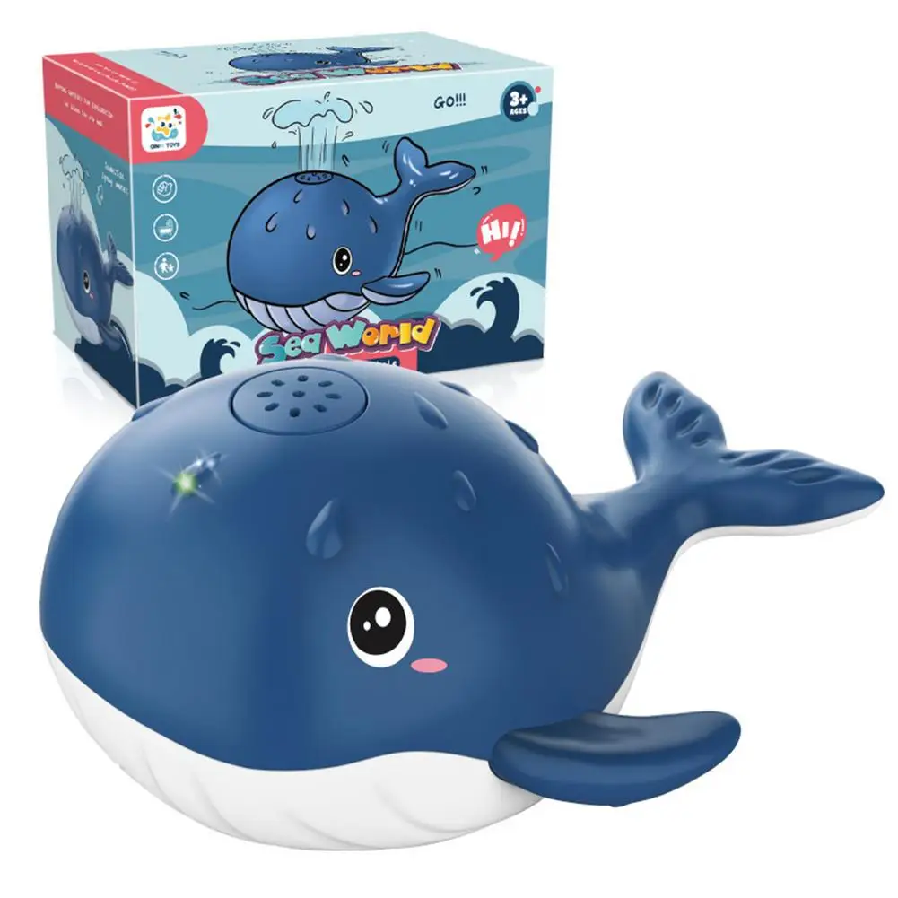 

New Creativity Baby Bath Toy Cute Electric Induction Water Spray Whale Toy Sprinkler Water Toys Children Water Spray Bath Toy