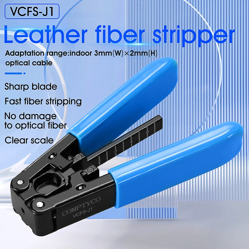 COMPTYCO VCFS-J1 Lederkabel-Stripper, Glasfaser-Stripper, Kaltverbindungswerkzeug für optische Kabel, Lederzange VCFS-J1