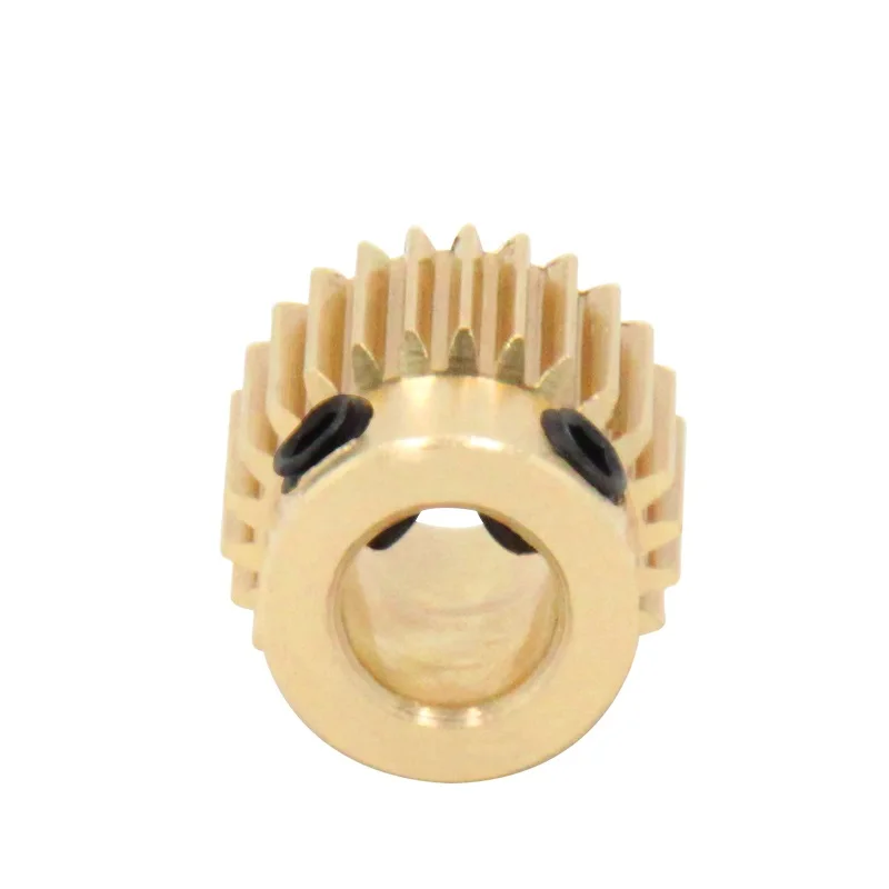 RAMPS 2pcs MK8 Extrusion Brass Gear Wheel 26/36/40 Tooth Teeth Drive Gear Feeding Gear Wheel for Ender-3 3D Printer Extruder