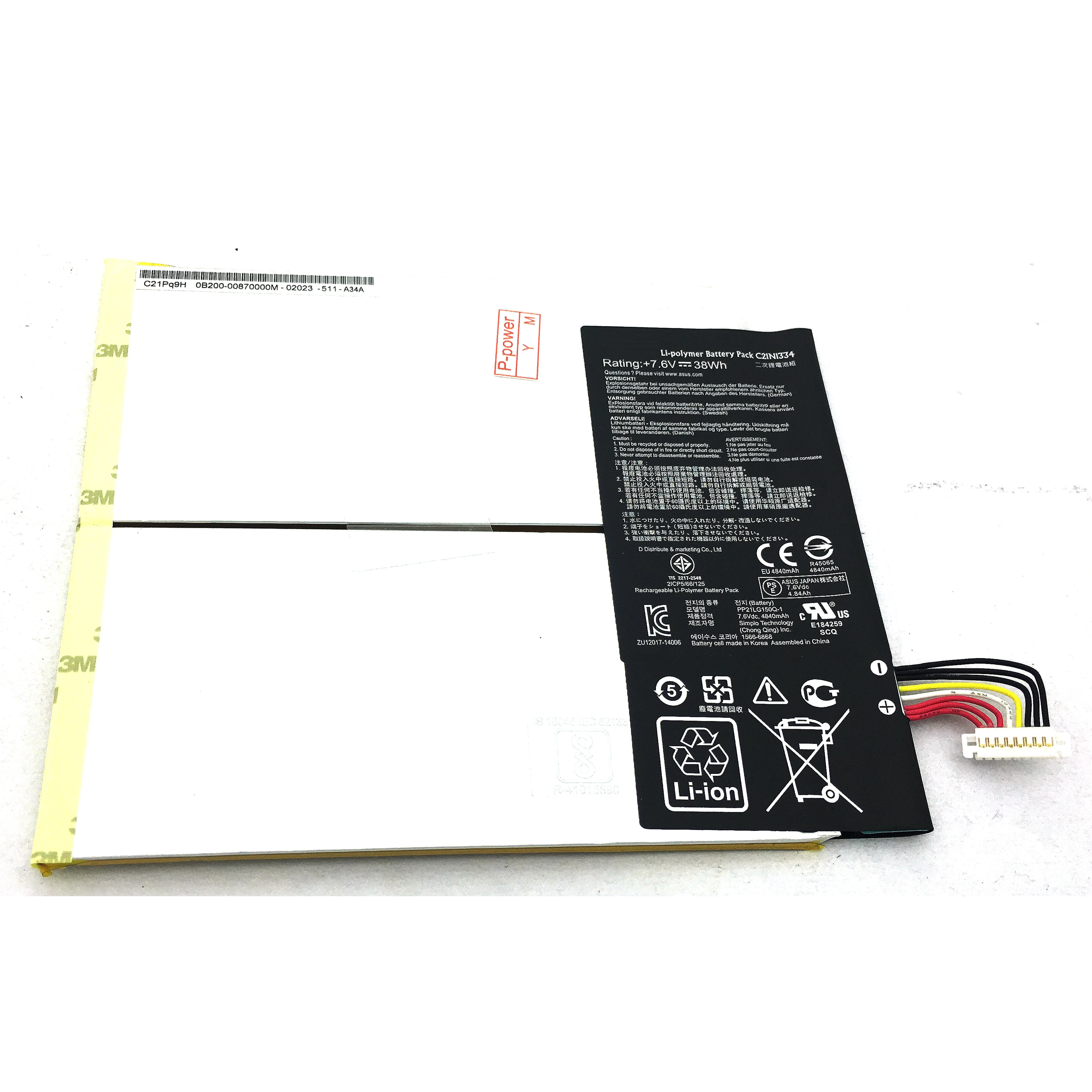 Genuine Original C21N1334 Table Battery For ASUS Transformer Book T200TA T200TA-1A T200TA-1K T200TA-1R 200TA-C1-BL
