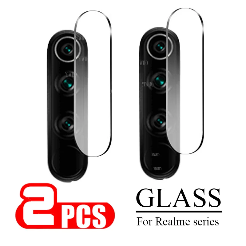 2PCS Tempered Safety Glass on For OPPO Realme X50 5g X3 X2 5 6 Pro 6i X 3 SuperZoom 6Pro 5Pro Camera Lens Screen Protector Film