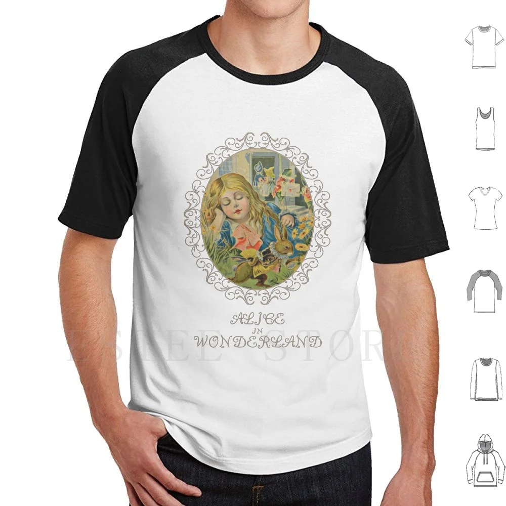 Alice Rabbit Rabbit Hole Tea Party Fans Vintage Literary Gifts T Shirt Cotton Men DIY Print Alice Alice Rabbit Rabbit Hole Alice Rabbit Rabbit Hole Tea Party Fans Vintage Literary Gifts T Shirt Cotton Men DIY Print Alice Alice Rabbit Rabbit Hole