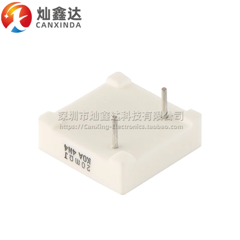 10 peças/bpr58 importado novo 0.02 ohm 20mΩj +-5% placa de metal resistor de cimento não indutivo de alta precisão