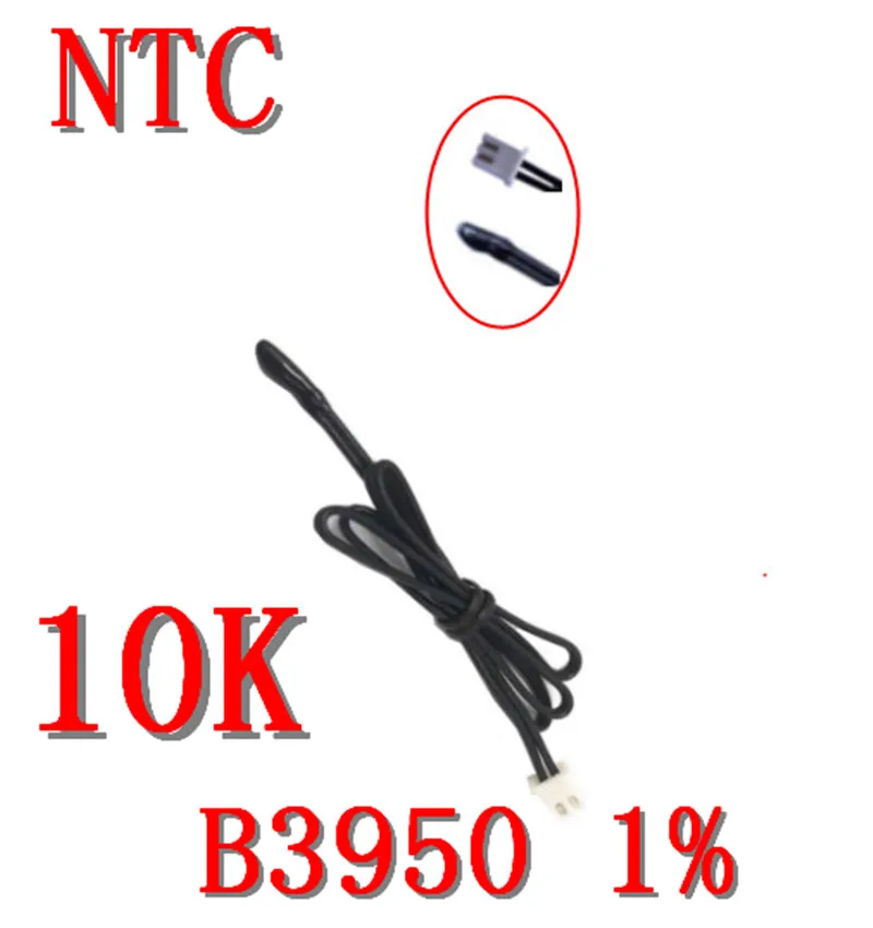 Cabezal de aire/cabezal de gota de agua Termistor NTC B3950/10K sensor de temperatura NTC 10K B3950 termostato de número negativo NTC10K-3950