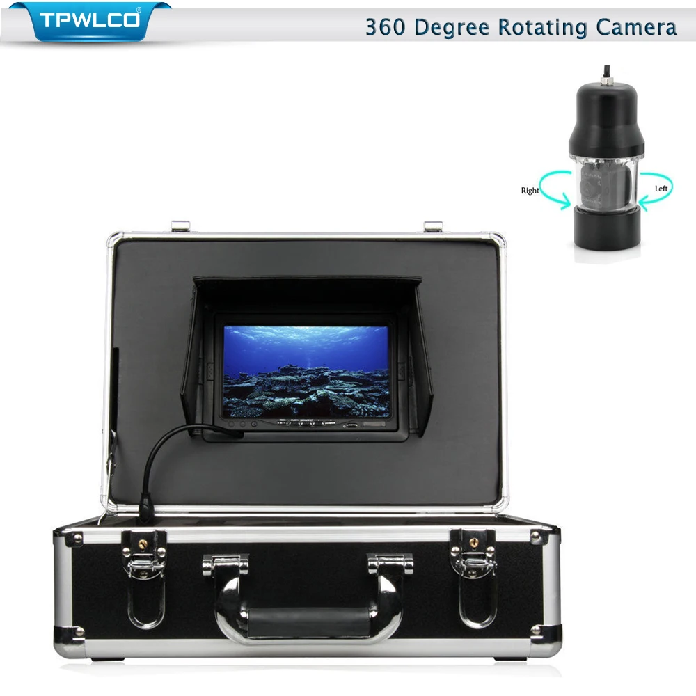 

Fish Finder Underwater 1000TVL Camera Kit 7 Inch Video Recording DVR Ocean/Ice/Lake/River/Sea Fishing