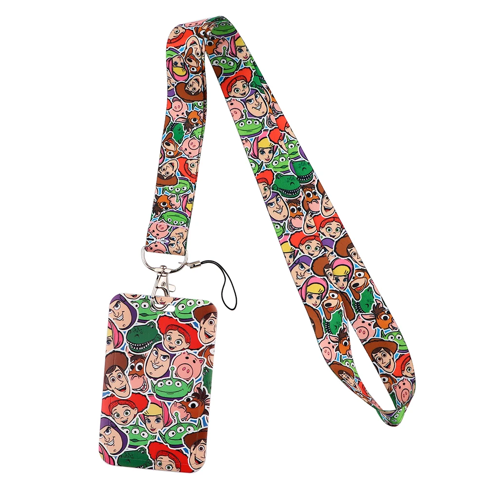 Toy Story Neck Strap Lanyards, Chaveiro, Titular do Crachá, ID Card Pass, Pendurar Corda, Lariat Lanyard para Chaveiros, Acessórios Bonitos, LT1131