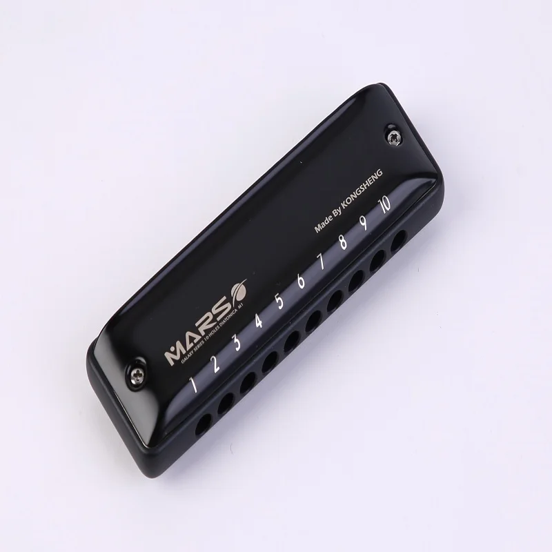 KONGSHENG M2Mars  Diatonic Harmonica Black