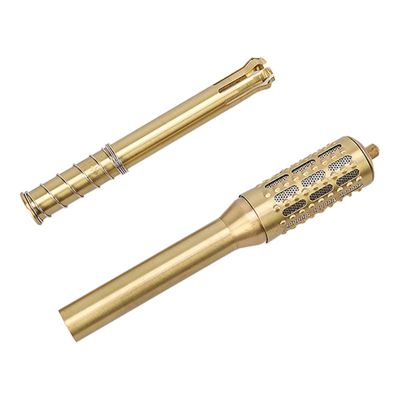 Moxa Roller Pure Copper High Quality Moxa Stick Acupuncture Relaxation Moxibustion Massage Moxa Roll Burner Body Health Care