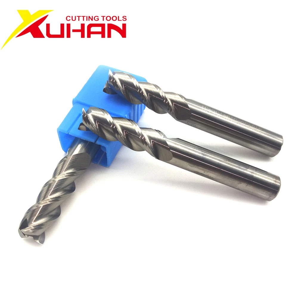 Milling Cutter Alloy Coating Tungsten Steel Tool By Aluminum Cnc Maching 3 Blade Endmills Top Milling Cutter Wood Milling Cutter