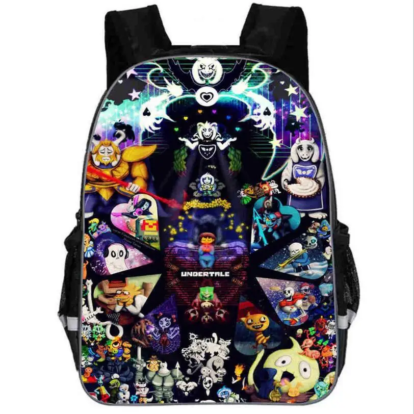 Freddy Backpack Animal Anime FNAF Chica Foxy Undertale Sans Casual School Bags Toddlers Boys Girls Teenager Mochila Gift Bolsa