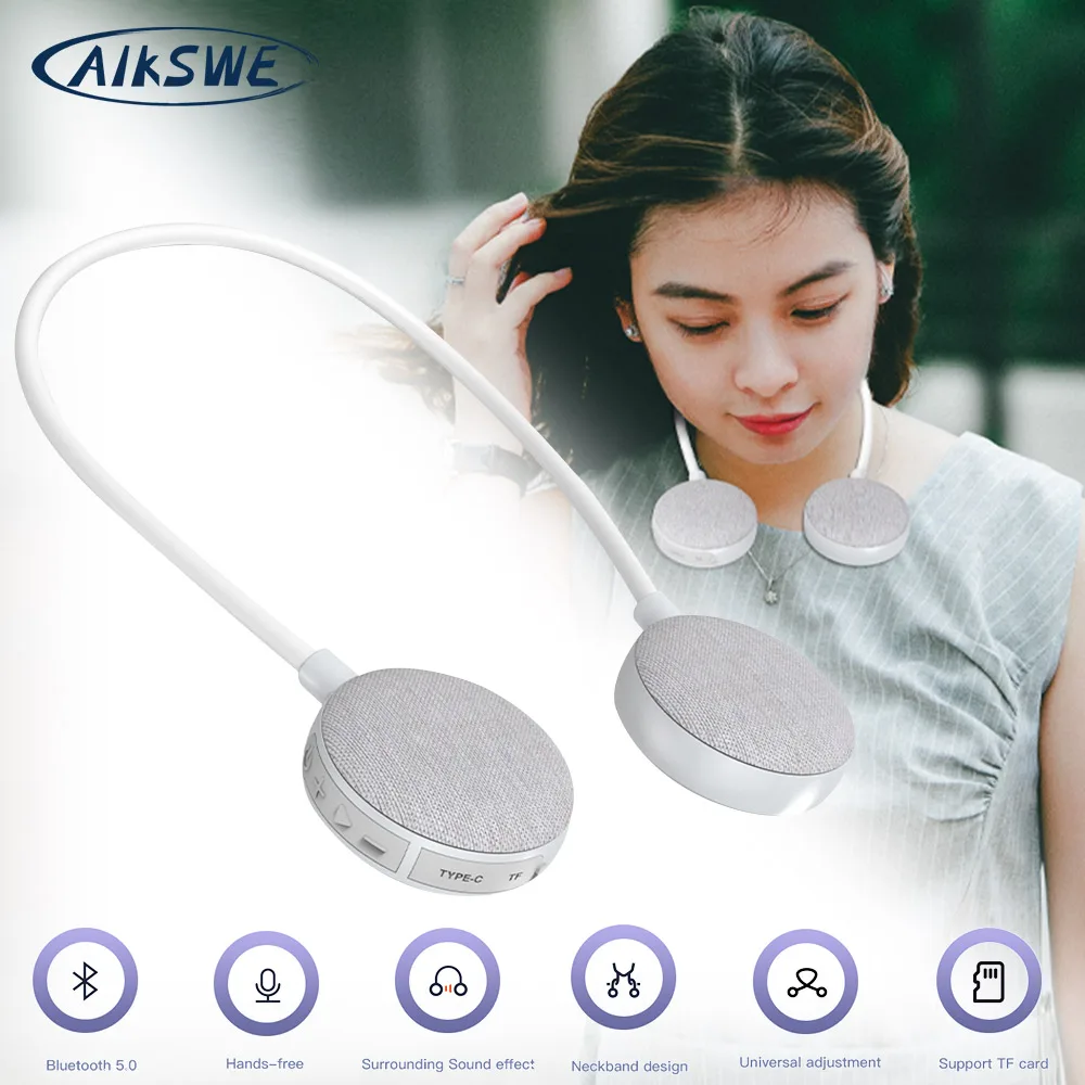 

Bluetooth-Колонка AIKSWE с поддержкой SD-карты и микрофоном