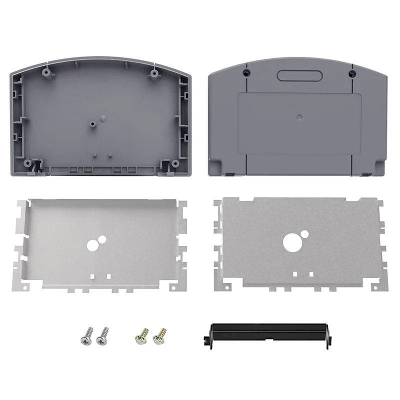 استبدال خرطوشة العربة شل الإسكان لنينتندو N64 شفافة استبدال جزء الملحقات لتقوم بها بنفسك إصلاح N64