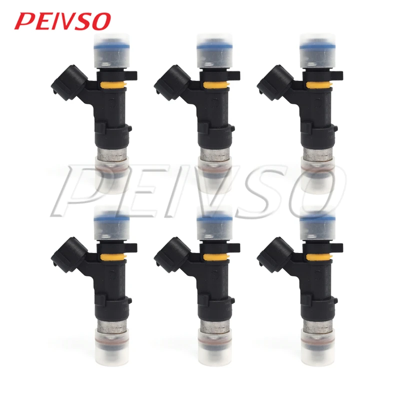 

PEIVSO 6pcs 0280158042 16600-CD700 Fuel Injector For Infiniti Nissan Murano 350Z G35 04~2007 FX35 05~2008 M35 2006~2008 3.5L V6