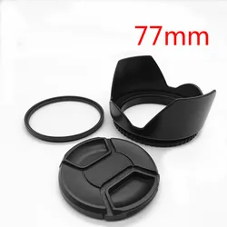 77mm Lens Hood Cap UV Filter for CANON EF 70-200mm F/2.8 Lens ,EF 24-70mm F2.8 L USM